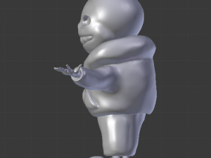 sans the skeleton 3D Baskı Modeli
