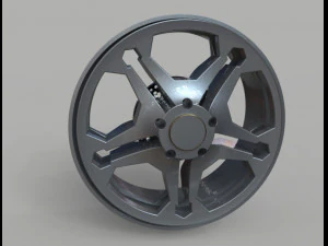 3d tyre and rim 3D Model