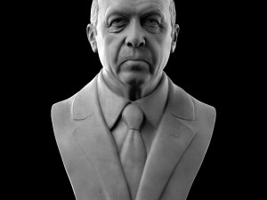 recep tayyip erdogan 3D-Druckmodell