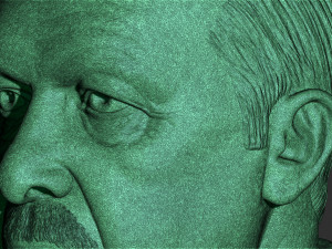 recep tayyip erdogan 3D-Druckmodell