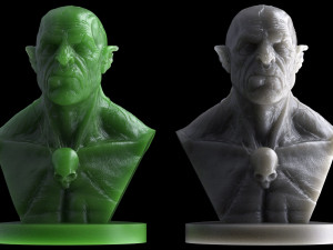 orc - uruk bust 3d print model 3D Принт Модель