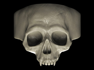 vampire skull ring 3D Print Model