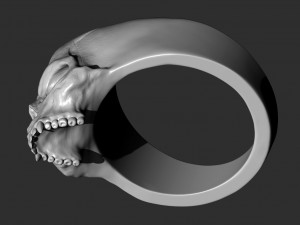 vampire skull ring Modelo de Impressão 3D