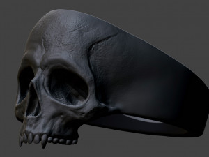 vampire skull ring Modelo de Impressão 3D