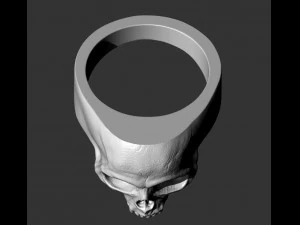 vampire skull ring 3D Print Model