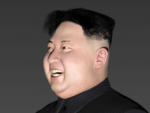 kim jong-un 3D-Modell