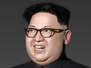 kim jong-un 3D-Modell