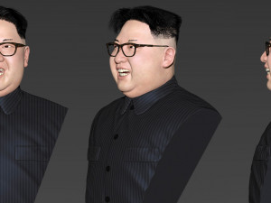 kim jong-un 3D-Modell