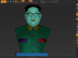 kim jong-un 3D-Modell