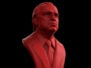 vito corleone - the godfather - marlon brando Modèles 3D en vedette