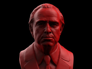 vito corleone - the godfather - marlon brando Modèles 3D en vedette