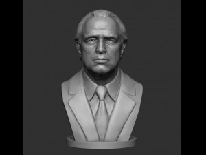 vito corleone - the godfather - marlon brando Modèles 3D en vedette