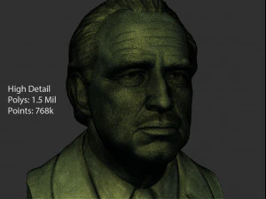 vito corleone - the godfather - marlon brando 3D Print Model
