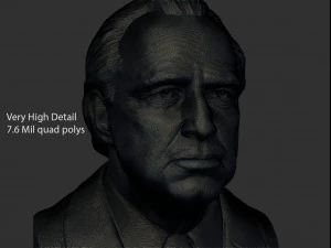vito corleone - the godfather - marlon brando 3D Print Model