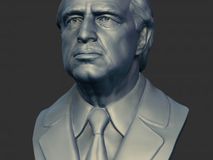vito corleone - the godfather - marlon brando Modèles 3D en vedette