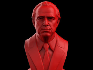 vito corleone - the godfather - marlon brando Modèles 3D en vedette