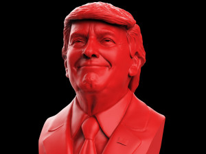 donald trump bust 3D Print Model
