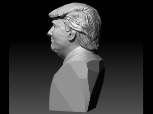 donald trump bust 3D Print Model