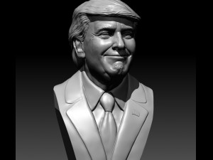 donald trump bust 3D Print Model