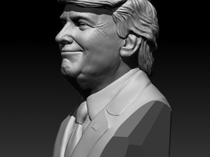 donald trump bust 3D Print Model
