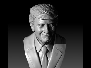 donald trump bust 3D Print Model