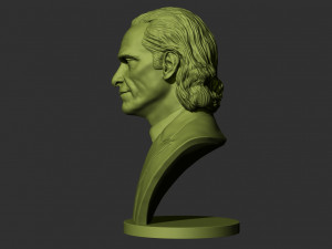 joker - joaquin phoenix bust 3D Print Model