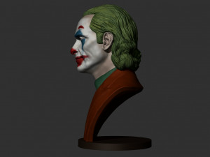 joker - joaquin phoenix bust 3D Print Model
