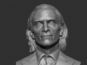 joker - joaquin phoenix bust 3D Print Model