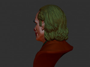 joker - joaquin phoenix bust 3D Print Model