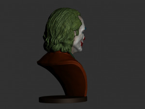 joker - joaquin phoenix bust 3D Print Model