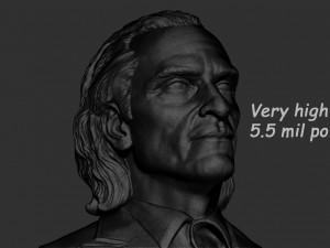 joker - joaquin phoenix bust 3D Print Model
