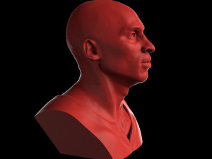 kobe bryant bust Modelo de Impressão 3D