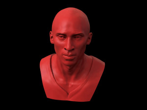 kobe bryant bust Modelo de Impressão 3D