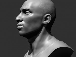 kobe bryant bust Modelo de Impressão 3D