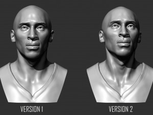 kobe bryant bust Modelo de Impressão 3D