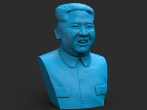 Kim jong-un bust 3D-printmodel
