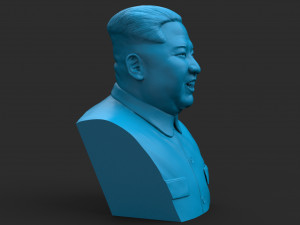 Kim jong-un bust 3D-printmodel