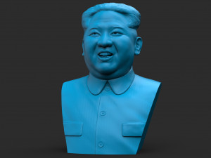 Kim jong-un bust 3D-printmodel