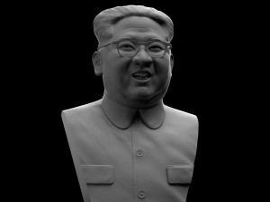 Kim jong-un bust 3D-printmodel