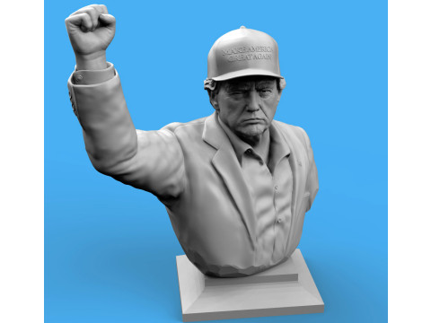 Donald Trump - Make America Great Again 3D Print Model