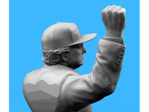 Donald Trump - Make America Great Again Modello di stampa 3D