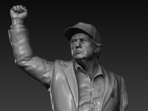 Donald Trump - Make America Great Again Modello di stampa 3D