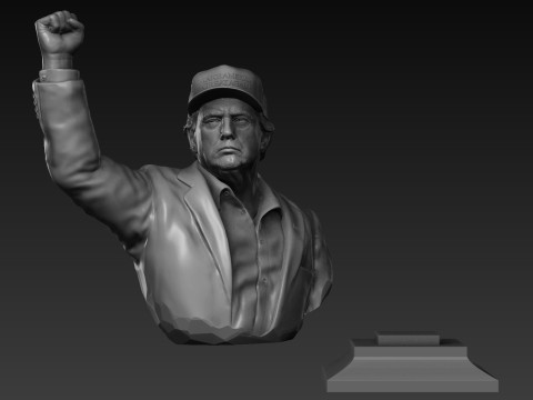 Donald Trump - Make America Great Again Modello di stampa 3D