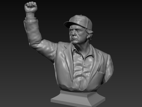 Donald Trump - Make America Great Again Modello di stampa 3D