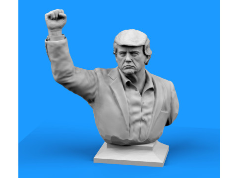 Donald Trump Statue 3D Print Model