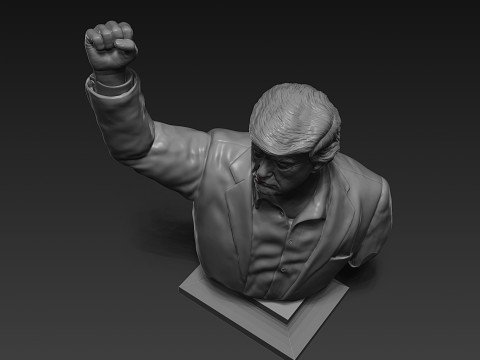 Donald Trump Statue 3D Print Model