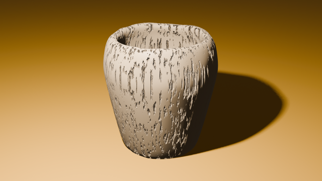 Clay glass 3D Model .c4d .max .obj .3ds .fbx .stl .blend 