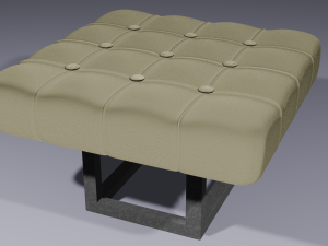 Room pouf Model 3D