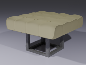 Room pouf Model 3D
