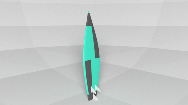 surf board Modèle 3D .c4d .max .obj .3ds .fbx .stl .blend 